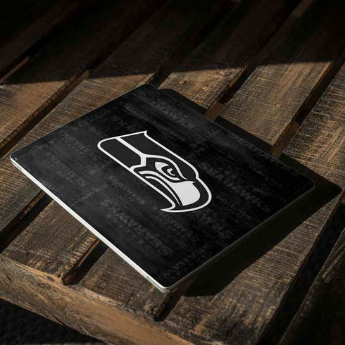 NFL Seattle Seahawks Black & White Surface Laptop 3 13.5in Skin