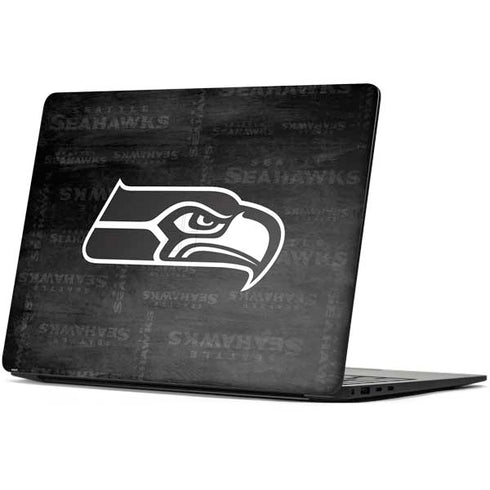 NFL Seattle Seahawks Black & White Surface Laptop 7 13.8in Skin