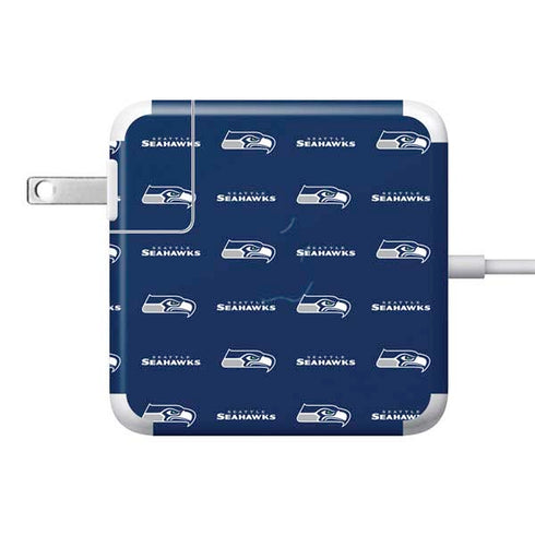 NFL Seattle Seahawks Blitz Series 85W Power Adapter (15 and 17 inch MacBook Pro Charger) Skin