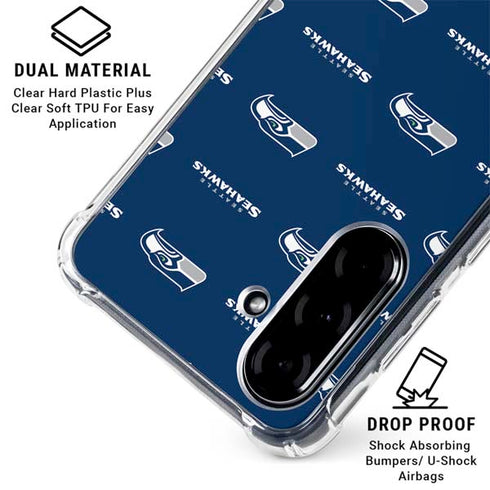 NFL Seattle Seahawks Blitz Series Galaxy A36 5G Clear Case