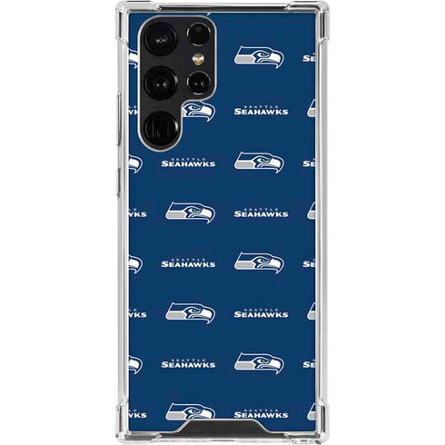 NFL Seattle Seahawks Blitz Series Galaxy S23 Ultra Clear Case