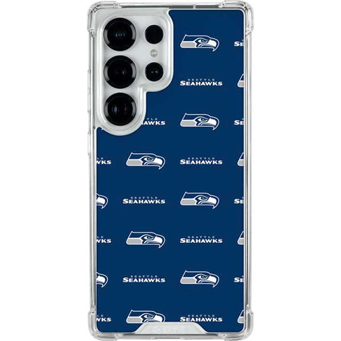NFL Seattle Seahawks Blitz Series Galaxy S25 Ultra Clear Case