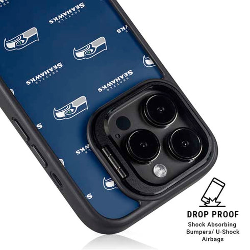 NFL Seattle Seahawks Blitz Series iPhone 13 Pro Max Kickstand Case