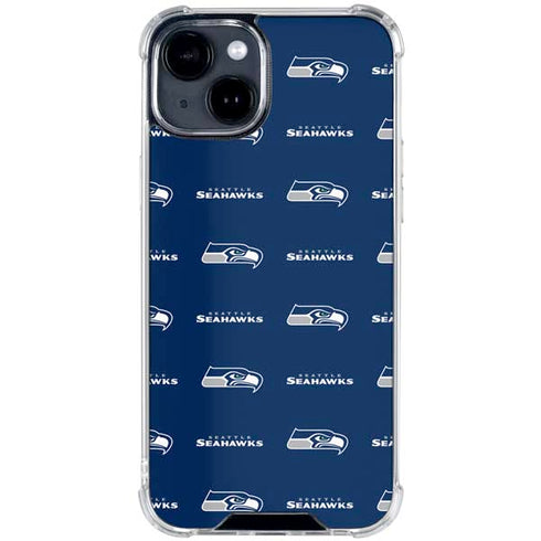 NFL Seattle Seahawks Blitz Series iPhone 15 Clear Case