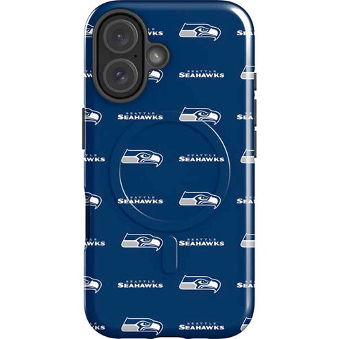 NFL Seattle Seahawks Blitz Series iPhone 16 Plus Magsafe Impact Case