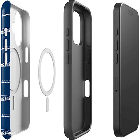 NFL Seattle Seahawks Blitz Series iPhone 16 Plus Magsafe Impact Case