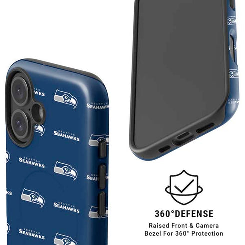 NFL Seattle Seahawks Blitz Series iPhone 16 Plus Magsafe Impact Case