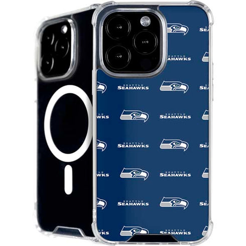 NFL Seattle Seahawks Blitz Series iPhone 16 Pro Max MagSafe Case