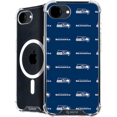 NFL Seattle Seahawks Blitz Series iPhone 16e MagSafe Case