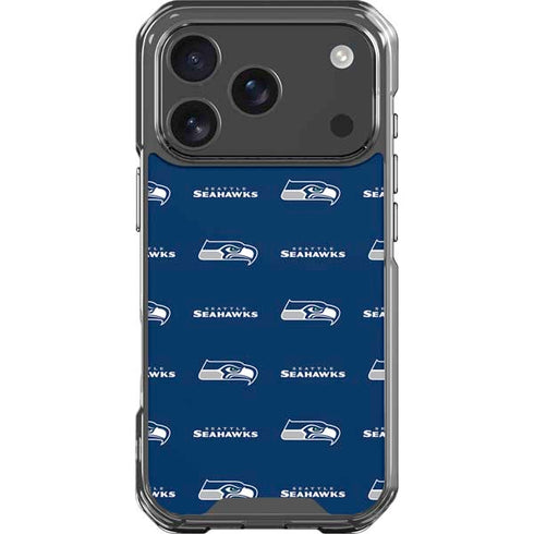 NFL Seattle Seahawks Blitz Series iPhone 18 Pro Clear Case