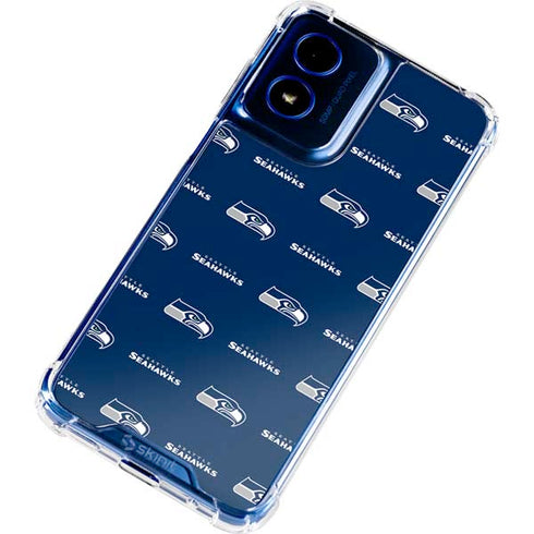 NFL Seattle Seahawks Blitz Series Moto G 5G (2024) Clear Case