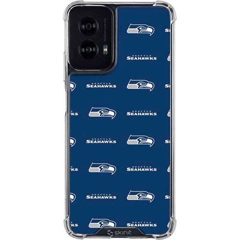 NFL Seattle Seahawks Blitz Series Moto G Power 5G (2024) Clear Case