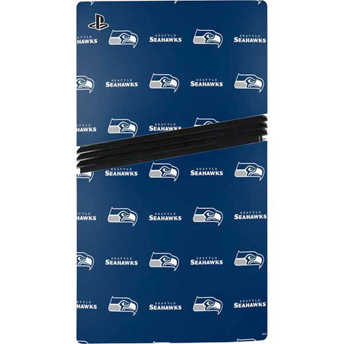 NFL Seattle Seahawks Blitz Series PS5 Pro Disk Console Skin
