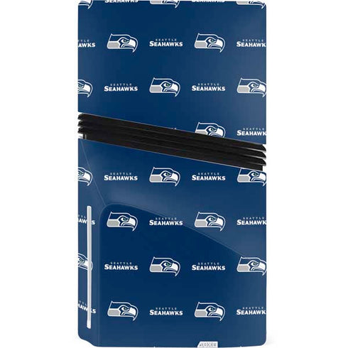NFL Seattle Seahawks Blitz Series PS5 Pro Disk Console Skin