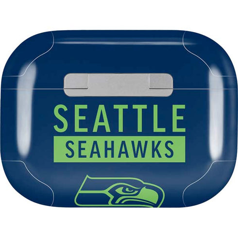 NFL Seattle Seahawks Blue Performance Series AirPods Skins