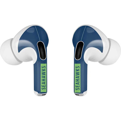 NFL Seattle Seahawks Blue Performance Series AirPods Skins