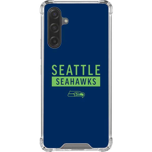 NFL Seattle Seahawks Blue Performance Series Galaxy A17 Clear Case