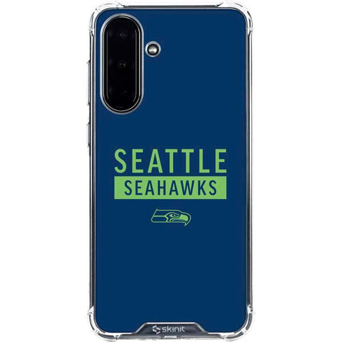 NFL Seattle Seahawks Blue Performance Series Galaxy A36 5G Clear Case