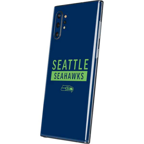 NFL Seattle Seahawks Blue Performance Series Galaxy Note 10 Plus Skin
