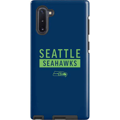 NFL Seattle Seahawks Blue Performance Series Galaxy Cases