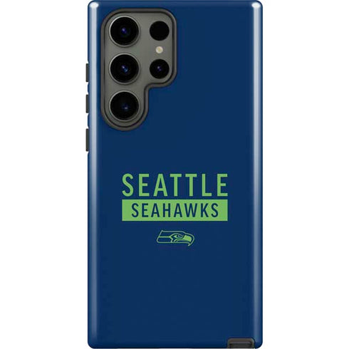 NFL Seattle Seahawks Blue Performance Series Galaxy S23 Ultra Pro Case