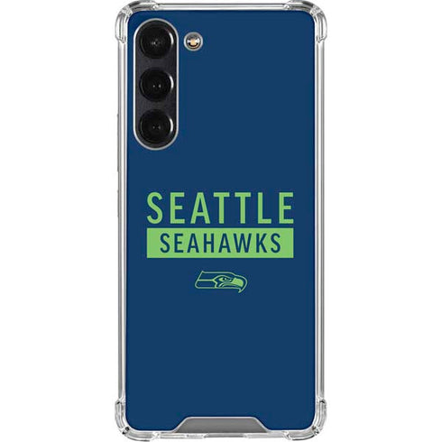 NFL Seattle Seahawks Blue Performance Series Galaxy S24 FE Clear Case