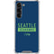 NFL Seattle Seahawks Blue Performance Series Galaxy S24 FE Clear Case
