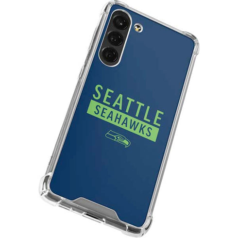 NFL Seattle Seahawks Blue Performance Series Galaxy S24 FE Clear Case
