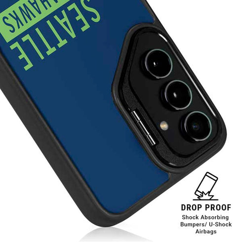 NFL Seattle Seahawks Blue Performance Series Galaxy S25 Kickstand Case