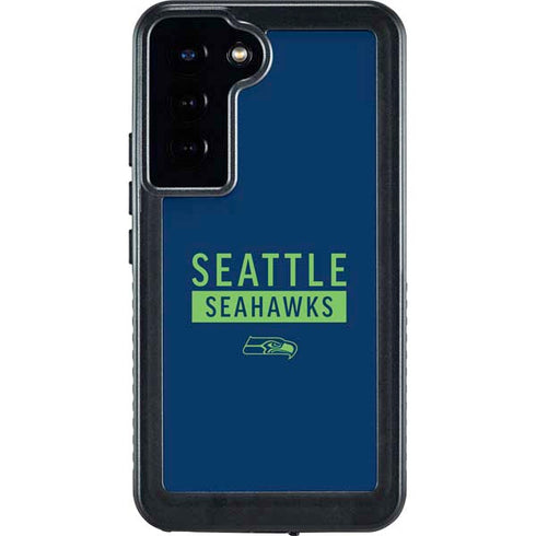 NFL Seattle Seahawks Blue Performance Series Galaxy S24 Plus Waterproof Case
