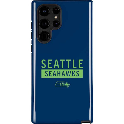NFL Seattle Seahawks Blue Performance Series Galaxy S25 Ultra Impact Case