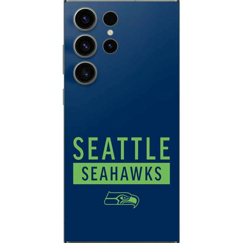 NFL Seattle Seahawks Blue Performance Series Galaxy S25 Ultra Skin