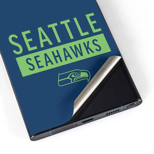 NFL Seattle Seahawks Blue Performance Series Galaxy S24 Ultra Skin