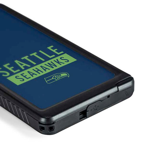 NFL Seattle Seahawks Blue Performance Series Galaxy S24 Ultra Waterproof Case