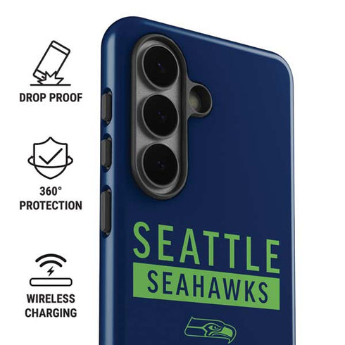 NFL Seattle Seahawks Blue Performance Series Galaxy S26 Impact Case