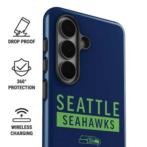 NFL Seattle Seahawks Blue Performance Series Galaxy S26 Plus Impact Case