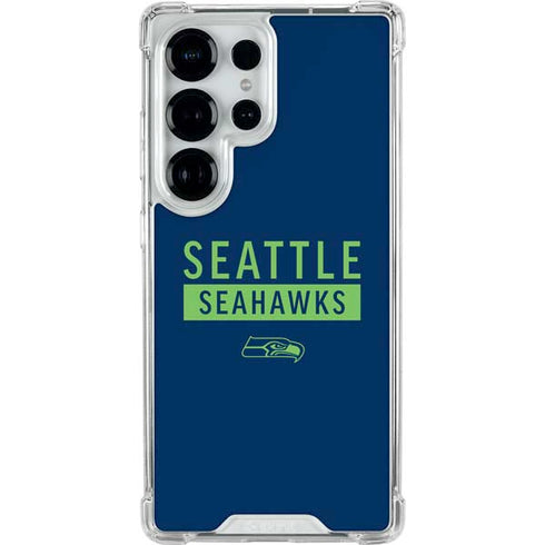 NFL Seattle Seahawks Blue Performance Series Galaxy S26 Ultra Clear Case