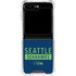 NFL Seattle Seahawks Blue Performance Series Galaxy Z Flip6 Clear Case