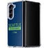NFL Seattle Seahawks Blue Performance Series Galaxy Z Fold5 5G Clear Case