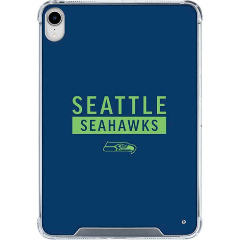 NFL Seattle Seahawks Blue Performance Series iPad 11th Gen (2025) Clear Case