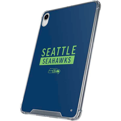 NFL Seattle Seahawks Blue Performance Series iPad 11th Gen (2025) Clear Case