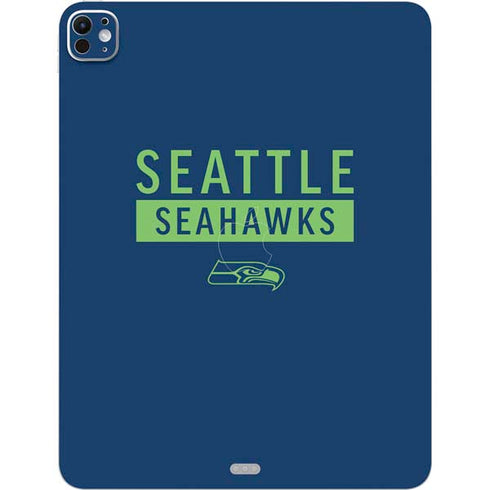 NFL Seattle Seahawks Blue Performance Series iPad Pro 13in M4 (2024) Skin