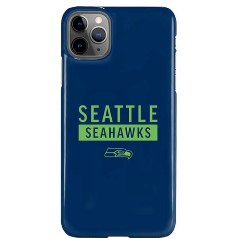 NFL Seattle Seahawks Blue Performance Series iPhone Cases