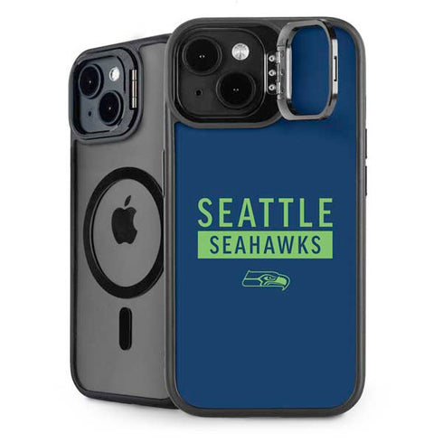 NFL Seattle Seahawks Blue Performance Series iPhone 14 Kickstand Case