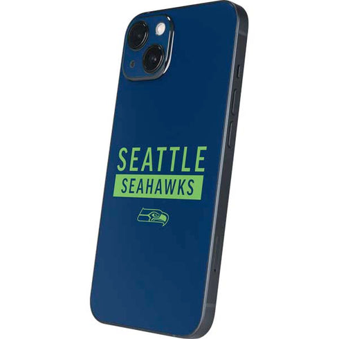 NFL Seattle Seahawks Blue Performance Series iPhone Skins