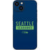 NFL Seattle Seahawks Blue Performance Series iPhone Skins