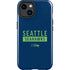 NFL Seattle Seahawks Blue Performance Series iPhone 15 Impact Case