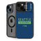 NFL Seattle Seahawks Blue Performance Series iPhone 15 Kickstand Case