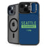 NFL Seattle Seahawks Blue Performance Series iPhone 15 Kickstand Case