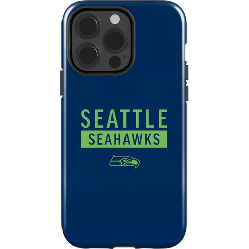NFL Seattle Seahawks Blue Performance Series iPhone 15 Pro Impact Case